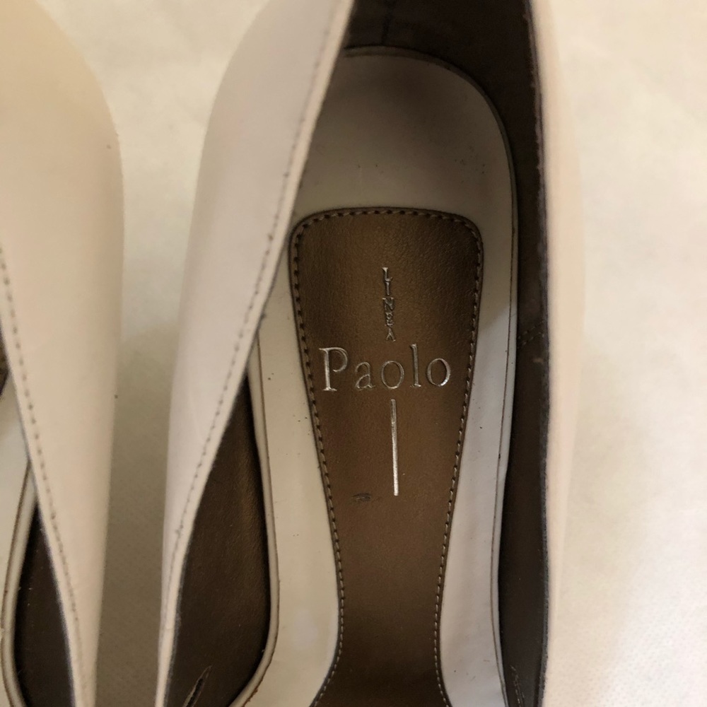 Paolo cream pumps size 6.5 - Picture 3 of 8